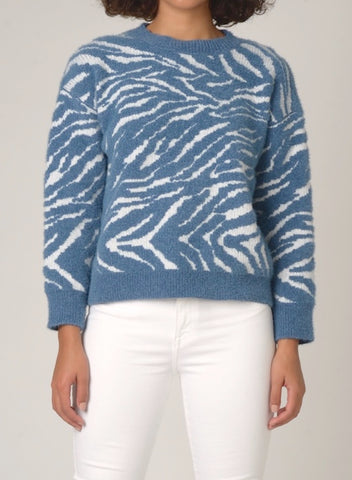 100304 Ember Pom Pom Stitched Sweater